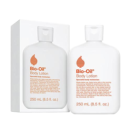 Bio-Oil Moisturizing Body Lotion for Dry Skin, Ultra-Lightweight High-Oil Hydration, with Jojoba/Rosehip/Shea Oil, and Hyaluronic Acid, 8.5 oz